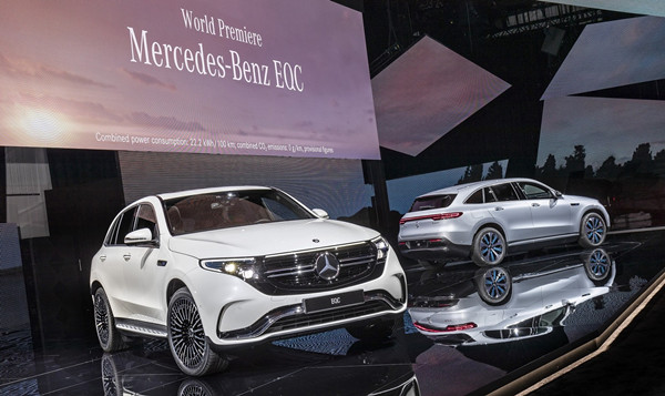梅赛德斯-奔驰首款纯电动车型 EQC2019年底登陆中国市场